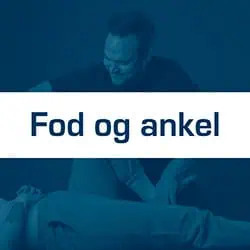 Smerter i fod og ankel og ondt i foden og anklen.